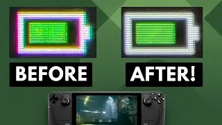 How to Fix OLED Steam Deck Sub Pixel Fringing Artifacts with ReshaDeck