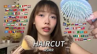 ASMR Haircut in 70+ Different Languages (2 hours for sleep)