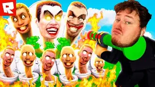 ЗАЩИЩАЮ ГОРОД ОТ СКИБИДИ ТУАЛЕТОВ! БАШНЯ ТУАЛЕТОВ В РОБЛОКС (Toilet Tower Defense Roblox)