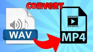 how to convert wav to mp4