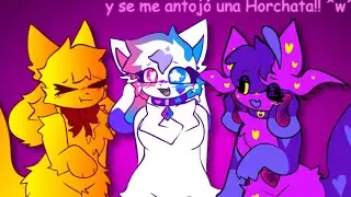 3 way kiss / beso de tres 🧡💜💗 animation meme [60 fps]