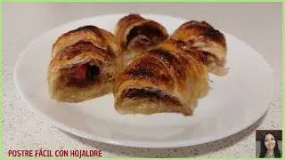 POSTRE CON HOJALDRE Y PLATANO I Recetas con Hojaldre
