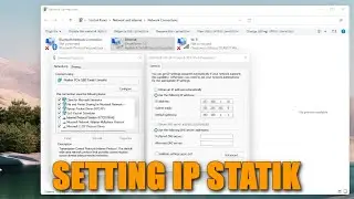 Setting IP statis pada windows 10 dan 11, pengguna tally light wifi wajib tahu.