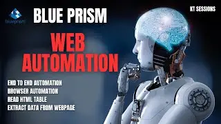 Web Automation in Blue Prism | Real Time Projects in Blue Prism