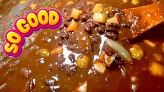 🍛BEST EVER CUBAN STEWED BLACK BEANS | Cooking w/ Ashley