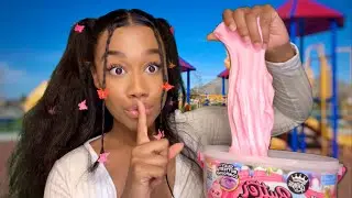 ASMR Girl Tries To Sell You Slime at Recess (Slime is Banned at School) 🛝💵 ASMR Slime Sounds