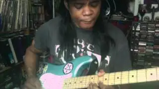 Soloing to: FUSION BACKING TRACK E MINOR