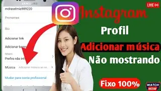 Adicionar opção de música que não aparece no perfil do Instagram