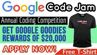 Google Code Jam | Google FREE T-shirt | Free Swags and Goodies | Coding Competition by Google