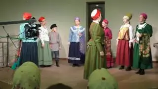 Нёнокоцкая ключевка.  Коллекция костюмов села Нёнокса Русский народный костюм.