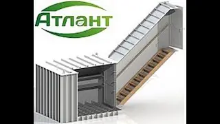 Монтаж пластикового погреба Атлант 2х3х2м с боковым вертикальным входом
