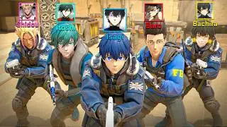 I built a Bluelock team in CS2