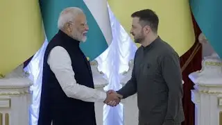Erster Ukraine-Besuch: Indischer Premier Modi wirbt für Frieden