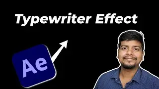 How To Make TYPEWRITER Effect in After Effects 2025 [HINDI] | The Copy Unedited