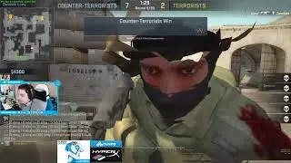#77 SHROUD PLAYS ESEA PUG ON DUST2 FT Polen