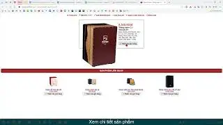 Web bán trống Cajon (Java Spring MVC, MySQL, Docker) - Đồ án Đại học chuyên ngành CNTT