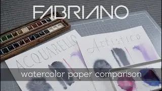 Fabriano Artistico vs. New Acquarello Paper Comparison