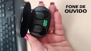 Fone De Ouvido Sem Fio E6s Bluetooth 5.0 Tws Preto