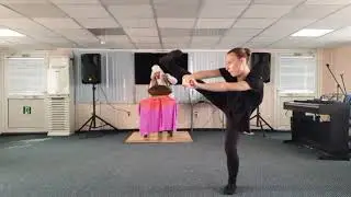 Волшебный ханг и танец   magical hang and modern dance  挂起舞蹈