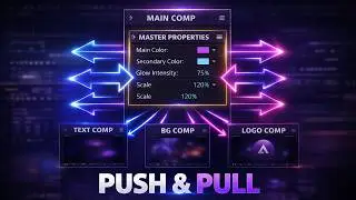 Pushing and Pulling Changes with Master Properties in After Effects