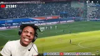 Ishowspeed reacts to Messi‘s game winning freekick…