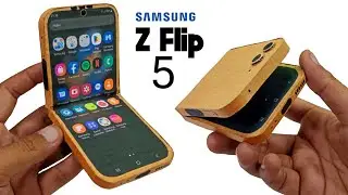 How To Make Samsung Galaxy Z Flip 5 With Cardboard | Cool Cardboard Phone Gadgets Toys