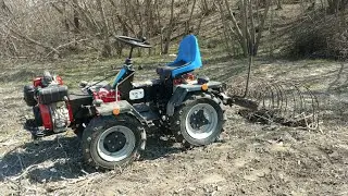 ZMT 4x4 mini tractor Конская гребка