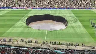 A Sinkhole Opens Up Mid-Game! 