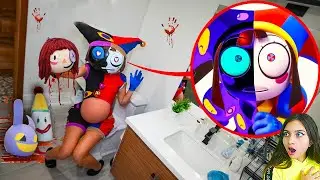 😥ПОМНИ ЗАРАЗИЛИ в НОВЫЙ ГОД в ШКОЛЕ В РЕАЛЬНОЙ ЖИЗНИ 😱 digital circus 2 цифровой цирк 2