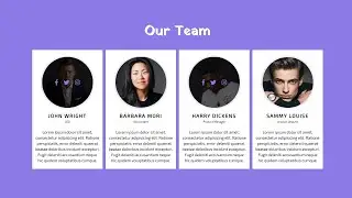 How to Create the Responsive Our Team Section Using HTML and CSS