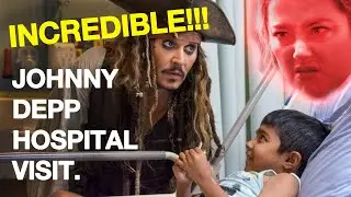 Johnny Depp dresses as the real Captain Jack Sparrow to surprise patients at BC Children's Hospital
