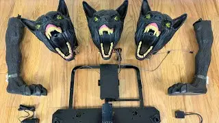Cerberus Animatronic 2024 Spirit Halloween Unboxing & Demo
