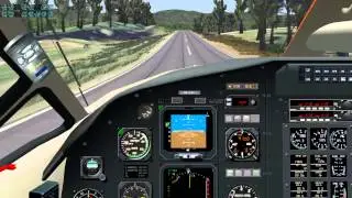 X-Plane 10 - Mountain Air (2NC0) Takeoff - Pilatus PC-12