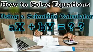 #howto #solve #equations #scientificcalculator #technical #maths #simultaneousequation #easyway