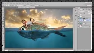 Photoshop Tutorial - How to create Photo Manipulation of Fish | Photoshop Tutorials
