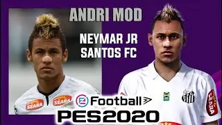 DOWNLOAD FACE NEYMAR JR ( SANTOS FC ) PES 2020