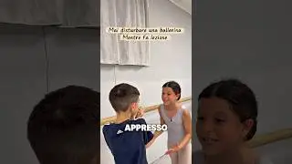 Never disturb a ballerina during class