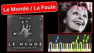 Le Monde / La Foule - Piano Tutorial