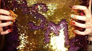Binaural ASMR Mermaid Pillow Scratching Sequins Sounds Tingles For Sleep