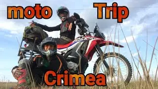 Motoland Dakar 250 with girl, BLACK SEA 2020 gogo