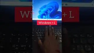Windows screen lock shortcut key 