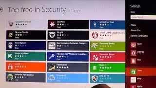 Windows 8 Network port scanner security app review