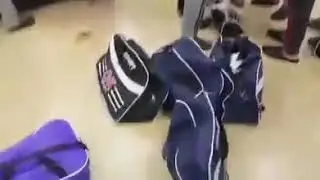 Karachi airport and their staff