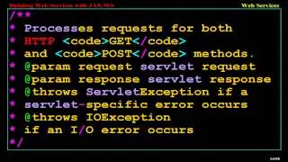 Building Web Services with JAX-WS