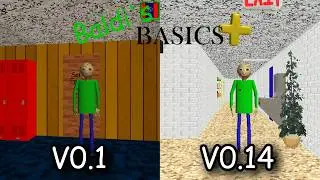 Baldi's Basics Plus V0.1 Vs V0.14