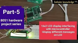LCD interfacing with microcontroller 8051||16x2 LCD interfacing with microcontroller 8051||AT89S52