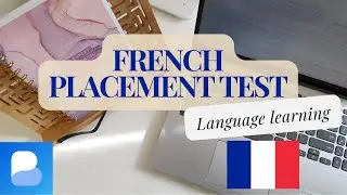 Busuu French Placement test | Keyboard ASMR | Learn French | Beginner language learning