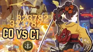 Chiori C0 vs C1 for Navia? | 76s vs 68s Abyss Comparison