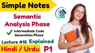 Semantic Analysis in Compiler Design in hindi | Intermediate Code Generation | in Compiler Design