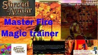 shroud of the avatar Martella the Master Fire Magic Trainer